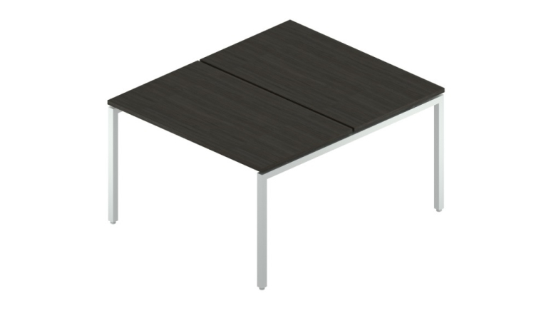 Сдвоенный стол на металлокаркасе RP-3(x2)+F-49